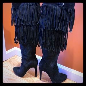 Vero Cuoio Fringe Boots.